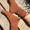 Airy Puffin Socks - Whisky