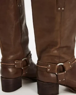 Anok Harness Boot - Smoky Quartz Leather