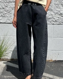 Arc Pants - Black Denim