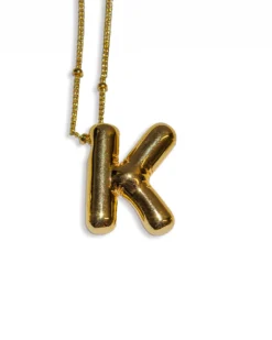 Balloon Initial Necklace