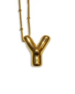 Balloon Initial Necklace