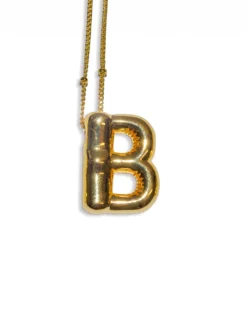 Balloon Initial Necklace