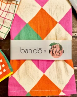 ban.do Diamonds Tea Towel