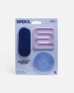 Blue Slabs Silicone Sensory Stickers - Set of 3