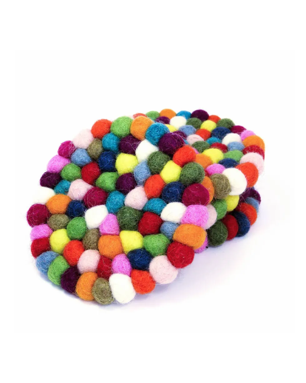Boho Eco Coasters - Set of 4