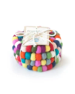Boho Eco Coasters - Set of 4