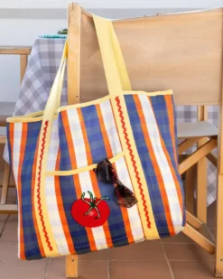 Bon Appétit Recycled Plastic Tote Bag - Tomato