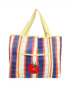 Bon Appétit Recycled Plastic Tote Bag - Tomato
