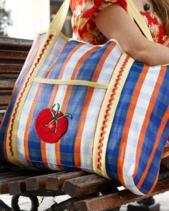 Bon Appétit Recycled Plastic Tote Bag - Tomato