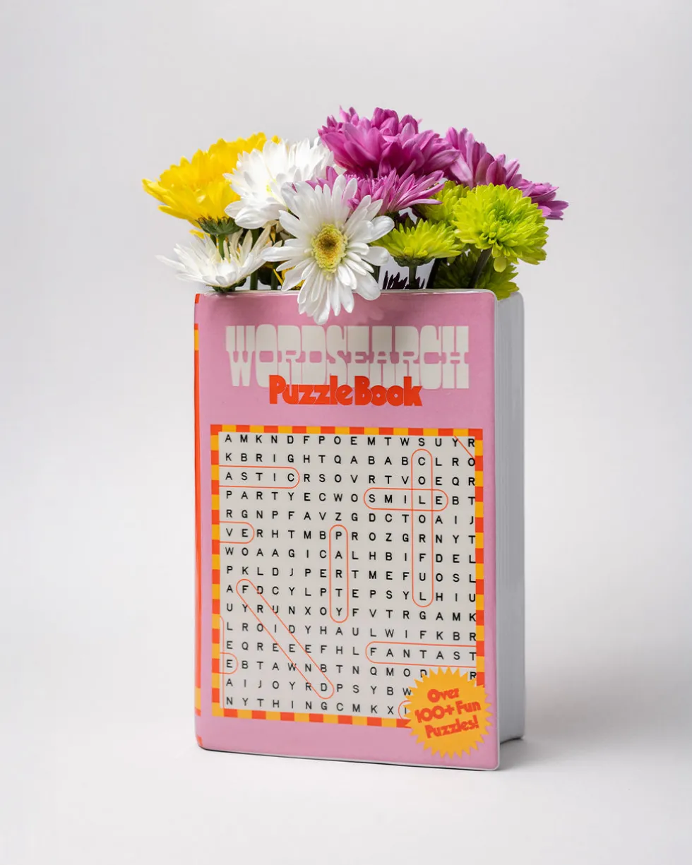 Book Vase - Word Search