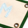 Bookworm Embroidered Canvas Banner