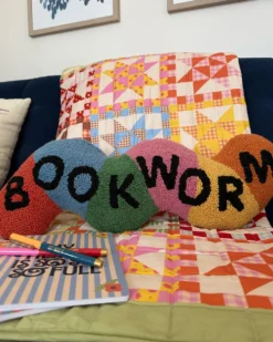 Bookworm Hook Pillow