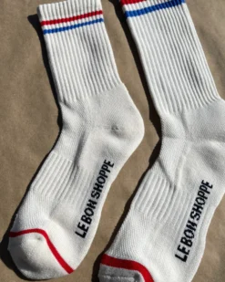 Boyfriend Socks - Milk