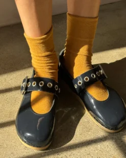 Breezy Sneaker Socks - Goldenrod