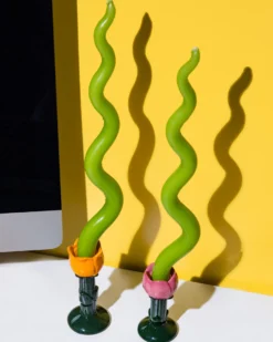 Candle Holder Set - Flowers