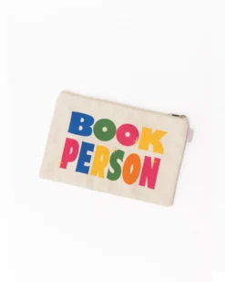 Canvas Pouch - Book Person
