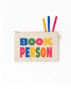 Canvas Pouch - Book Person