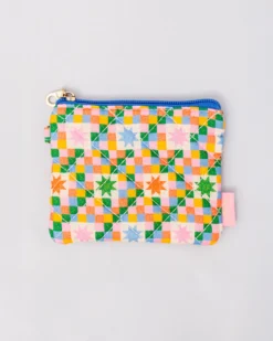 Checker Stars Coin Purse