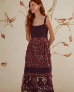 Chelsea Garden Lace Sleeveless Midi Dress
