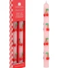 Cherry Dinner Candles - Set of 2