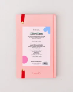 Classic 17-Month Academic Planner - Bonjour