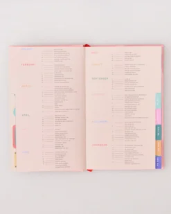 Classic 17-Month Academic Planner - Bonjour