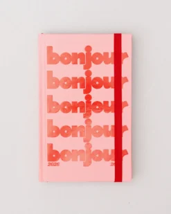 Classic 17-Month Academic Planner - Bonjour