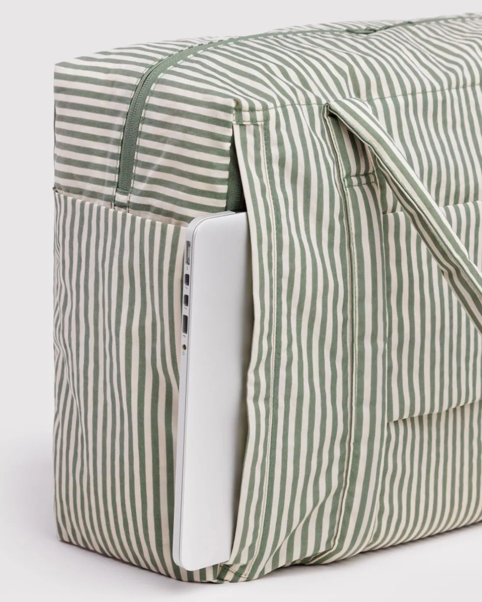 Cloud Carry-on Bag - Sage Stripe