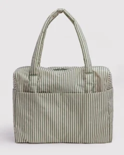Cloud Carry-on Bag - Sage Stripe