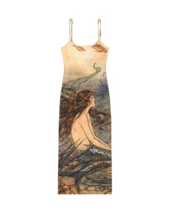 Collector Dress - Watercolor Mermaid