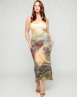 Collector Dress - Watercolor Mermaid
