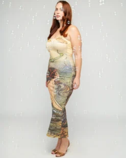 Collector Dress - Watercolor Mermaid