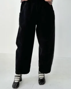 Corduroy Arc Pants - Black