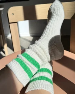 Cottage Varsity Socks - Green Varsity