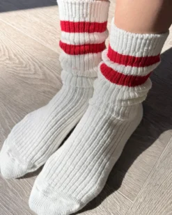 Cottage Varsity Socks - Red Varsity