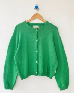 Cotton Leila Cardigan - Spring Green