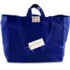Cotton 4-Pocket Tote Bag - Indigo