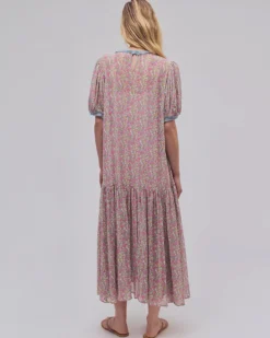 Courtside Crush Maxi Dress - Blush Combo