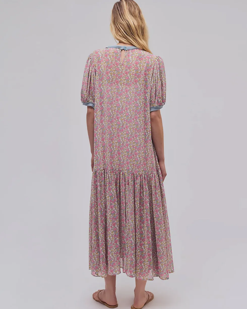 Courtside Crush Maxi Dress - Blush Combo