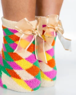 Cozy Grip Socks - Checkered