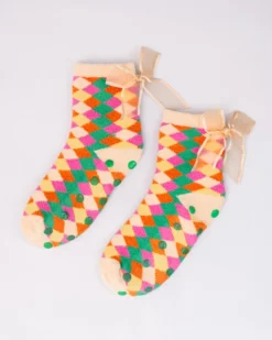 Cozy Grip Socks - Checkered