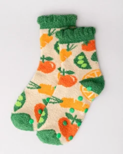 Cozy Grip Socks - Veggies