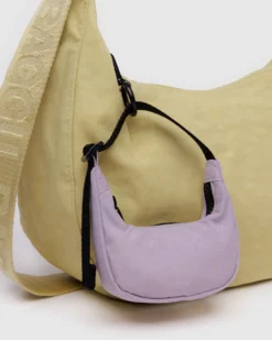 Crescent Bag Charm - Dusty Pink