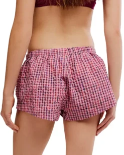 Cross My Heart Boxer Shorts - Pink Combo
