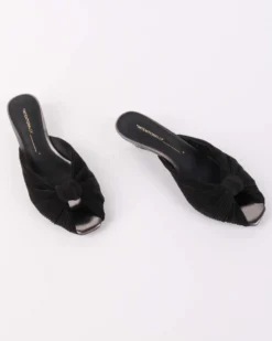Curfew Kitten Heel - Black