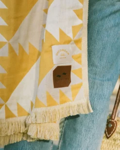 Daydream Driftweave Beach Blanket - Curry