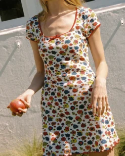 Della Dress - Primary Floral