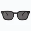 Diner Retro Polarized Square Sunglasses - Black
