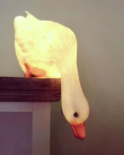 Duck Looking Down Lamp