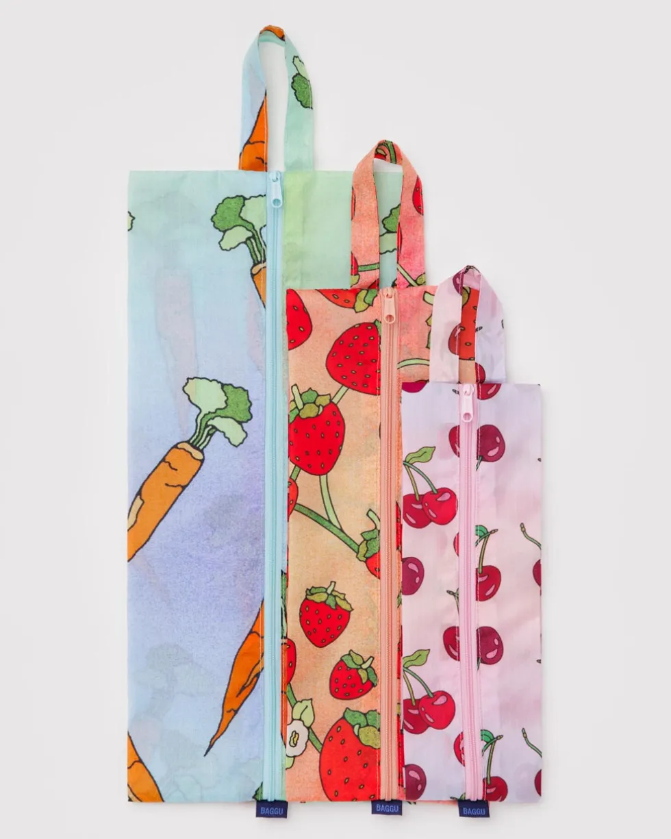 3D Zip Set - Carrots + Berries